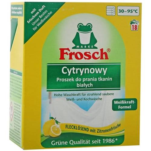 FROSCH Proszek do prania tkanin Cytrynowy 1,45kg (1904497) - Środki czyszczące - Clean-24.pl