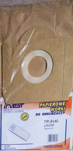 Worki papierowe do odkurzaczy LAVOR Taurus  - worki do odkurzacza - Clean-24.pl