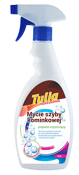 TULIA mycie szyby kominkowej 500 ml - Chemia profesjonalna - Clean-24.pl