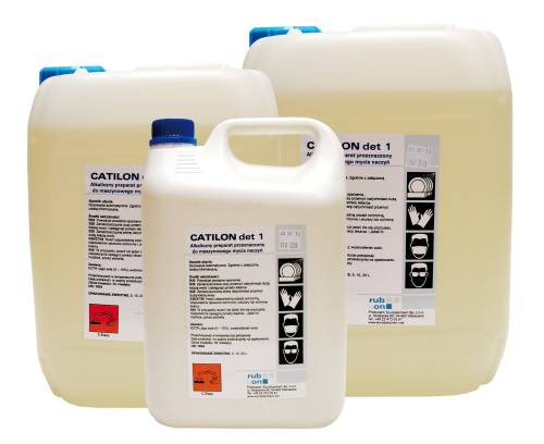 CATILON DET 1 - alkaliczny preparat do maszynowego mycia naczyń 5l - Chemia profesjonalna - Clean-24.pl