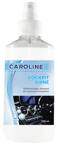 CAROLINE COCKPIT SHINE Nabłyszczający preparat do czyszczenia kokpitów 100 ml - Chemia profesjonalna - Clean-24.pl