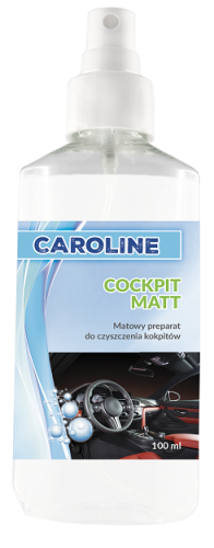 CAROLINE COCKPIT MATT Matowy preparat do czyszczenia kokpitów 100 ml - Chemia profesjonalna - Clean-24.pl