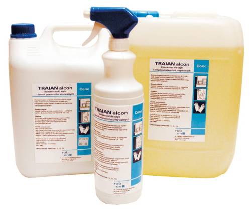TRAIAN Alcon - Skoncentrowany preparat do szyb i innych powierzchni zmywalnych - 5L - Chemia profesjonalna - Clean-24.pl