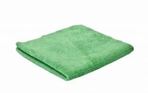 CleanPRO Duża ścierka z mikrofazy 320g/m2 zielona - 40x40cm (1)