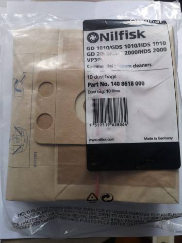 worki papierowe do odkurzacza nilfisk vp 300 oryginalne - worki do odkurzacza - Clean-24.pl