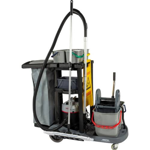 wózek do sprzątania  SPRINTUS Starter Set z odkurzaczem Floory - Wózki przemysłowe - Clean-24.pl