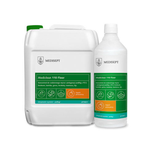 Mediclean 110 Floor Pomarańcza 5L - Do mycia i pielęgnacji podłóg - Clean-24.pl