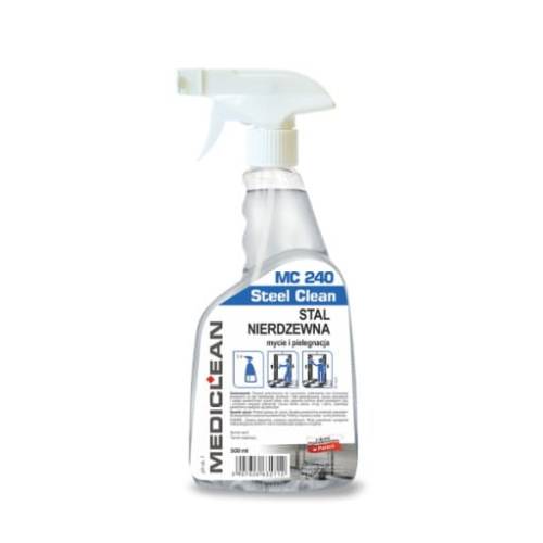 Mediclean 240 Steel 500ml - Chemia profesjonalna - Clean-24.pl