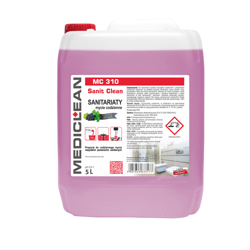 Mediclean 310 Sanit Czarne winogrona 5L - Do sanitariatów i wc - Clean-24.pl