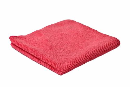CleanPRO Duża ścierka z mikrofazy 220g/m2 czerwona - 40x40cm - Ściereczki i gąbki - Clean-24.pl