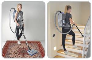 Odkurzacz plecakowy LINDHAUS  LB4 electric wersja kablowa